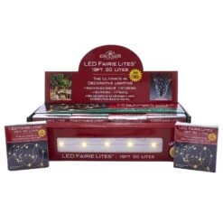 Kurt Adler 50-Light Battery-Operated LED Fairie Light Set - Warm White -Festive Ornaments Deals kjeofbkueh0byacljuwm