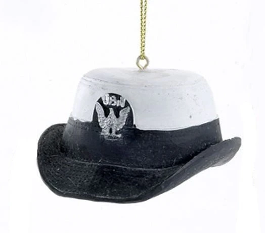 Kurt Adler US Navy Cap Ornament - Enlisted Female 1 Kurt Adler US Navy Cap Ornament - Enlisted Female