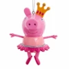 Kurt Adler Peppa Pig With Crown Ornament