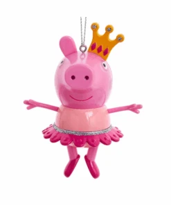 Kurt Adler Peppa Pig With Crown Ornament