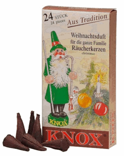 Kurt Adler Knox German Scented Incense Cones (Pack Of 24) - Pine