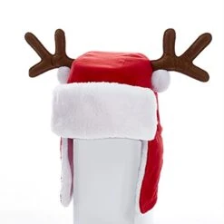 Kurt Adler Red Plush Kids Santa Hat With Antlers 5 Kurt Adler Red Plush Kids Santa Hat With Antlers -Festive Ornaments Deals llpetvzjzwejx9yos7jy