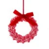 Kurt Adler Peppermint Wreath Ornament - Ribbon Candy