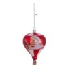 Kurt Adler Coca-Cola Glass Hot Air Balloon Ornament