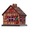 Kurt Adler Knox Metal Incense Smoker House - Brick House