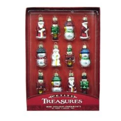 Kurt Adler Petite Treasures 12 Piece Ornament Set
