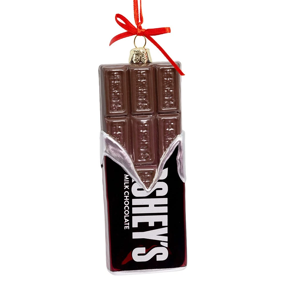 Kurt Adler Hershey's Glass Chocolate Bar Ornament 4 Kurt Adler Hershey's Glass Chocolate Bar Ornament - Image 4