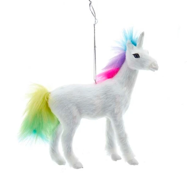 Kurt Adler Magic Rainbow Unicorn Ornament - 1 Kurt Adler Magic Rainbow Unicorn Ornament -