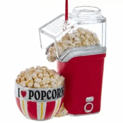 Kurt Adler Old-fashioned Air Popcorn Popper Ornament