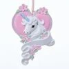 Kurt Adler Unicorn Ornament For Personalization