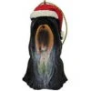 Kurt Adler Dog In A Santa Hat Ornament - Shih-Tzu