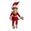 Kurt Adler Kringles Red And Gold Elf Ornament