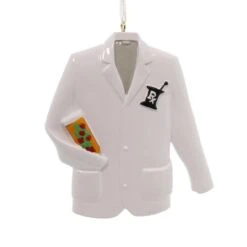 Kurt Adler Pharmacist Jacket Christmas Ornament