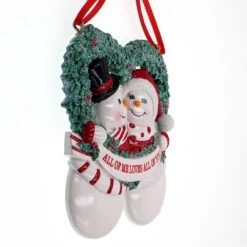 Kurt Adler Snowman Couple Ornament - All Of Me Loves All Of You -Festive Ornaments Deals owcanjukhdunudczrodq