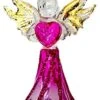 Kurt Adler Crystal Birthstone Angel Ornament - June