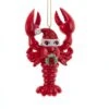 Kurt Adler Under The Sea Lobster With Santa Hat Ornament