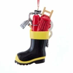 Kurt Adler Firefighter Boot With Tools Ornament 6 Kurt Adler Firefighter Boot With Tools Ornament -Festive Ornaments Deals phndraccjdnjwx7ijjjh