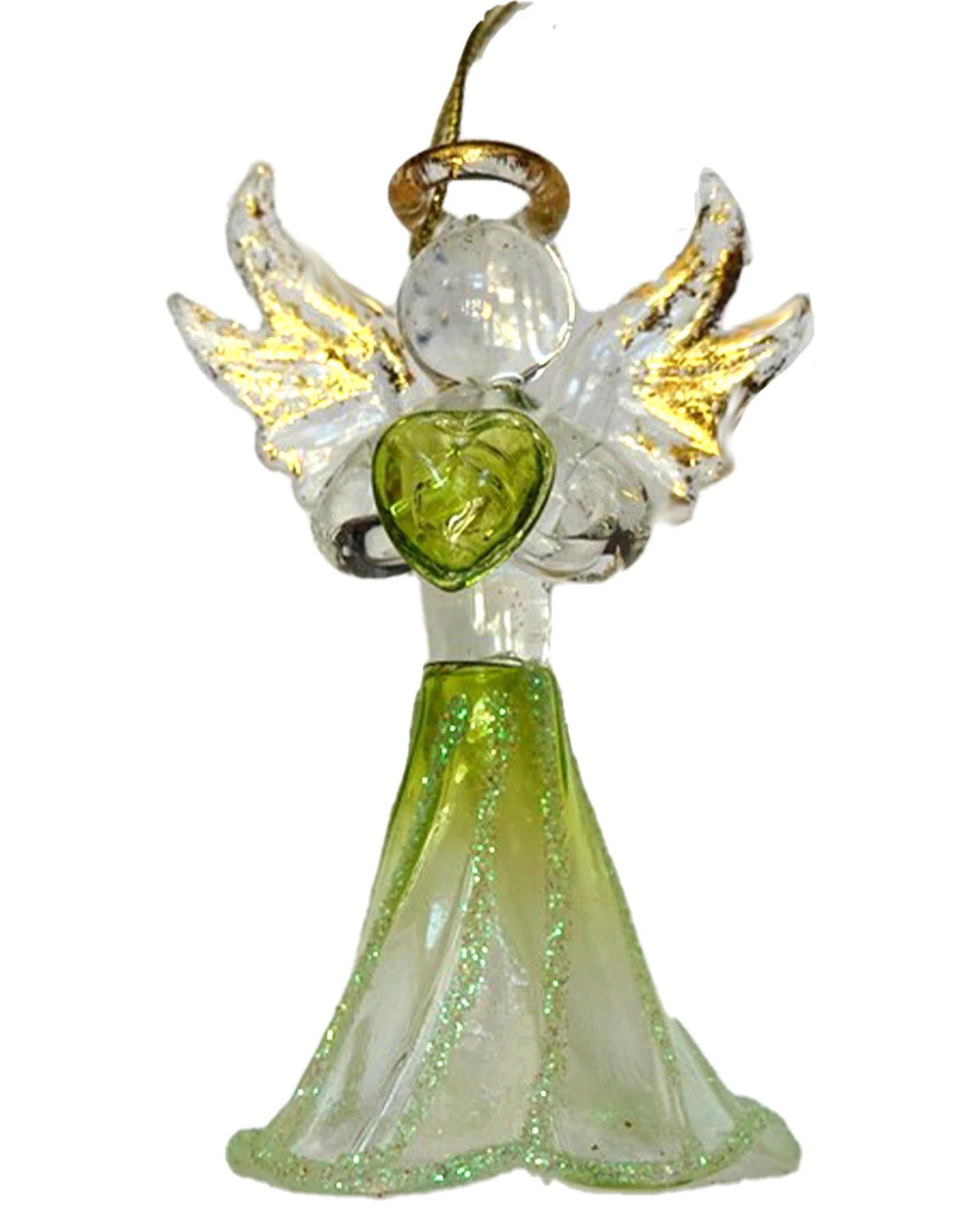 Kurt Adler Crystal Birthstone Angel Ornament - August 1 Kurt Adler Crystal Birthstone Angel Ornament - August