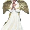 Kurt Adler Ivory And Gold African American Angel Ornament - Praying Hands