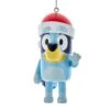 Kurt Adler Bluey With Santa Hat Ornament