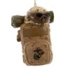 Kurt Adler U.S. Marine Corps Backpack With Helmet Ornament