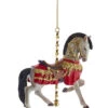 Kurt Adler Resin Carousel Ornament - White Horse