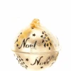 Kurt Adler Hanging Word Bell Ornaments - Gold -
