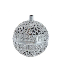 Kurt Adler Battery-Operated Chirping Bird Ornament - Silver