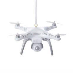 Kurt Adler High Tech Drone Ornament - 3.5 Inches
