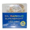 Kurt Adler 50-Light Battery-Operated Multicolored Superbright LED Light Set