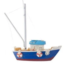 Kurt Adler Fishing Vessel Ornament - Style 1
