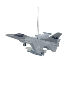Kurt Adler Resin Air Force Jet Ornament