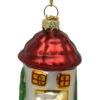 Kurt Adler 3 Inch Boxed Glass Ornament - Cottage - Round