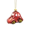 Kurt Adler 3 Inch Boxed Glass Ornament - Red Car