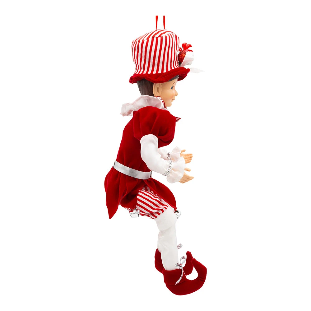 Kurt Adler Kringles Peppermint Elf - 15 Inch Ornament 2 Kurt Adler Kringles Peppermint Elf - 15 Inch Ornament - Image 2