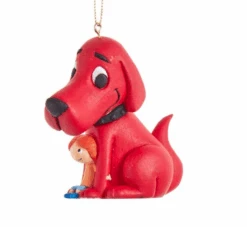 Kurt Adler Clifford The Big Red Dog Ornament - Sitting