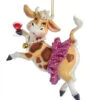 Kurt Adler Party Cow Ornament