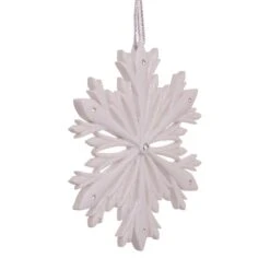 Kurt Adler Elegant Snowflake Ornament With Swarovski Elements -Festive Ornaments Deals shgnfltmgmgwhxrxtplc