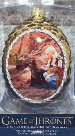 Kurt Adler Game Of Thrones Glass Dragon Egg - Gold -Festive Ornaments Deals siguirghkzntybh1ghga