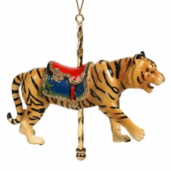 Kurt Adler Resin Carousel Assortment Ornament - Tiger