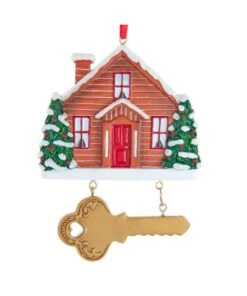 Kurt Adler House With Key - New Home Ornament