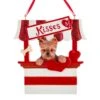 Kurt Adler Dog Kisses - Kissing Booth Ornament - Yorkie