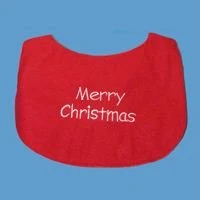 Kurt Adler Baby Bib - Merry Christmas