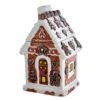 Kurt Adler Gingerbread House Cookie Jar - 10 Inch