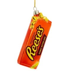 Kurt Adler Glass Reese's Peanut Butter Cups Ornament