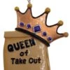 Kurt Adler Take-out Royalty Ornament - Queen