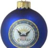 Kurt Adler 80mm U.S. Navy Glass Ball Ornament