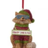 Kurt Adler Cool Yule Animal Ornament - Fox