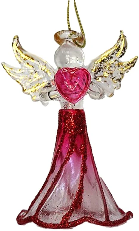 Kurt Adler Crystal Birthstone Angel Ornament - July 1 Kurt Adler Crystal Birthstone Angel Ornament - July