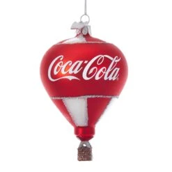 Kurt Adler Coca-Cola Glass Hot Air Balloon Ornament 12 Kurt Adler Coca-Cola Glass Hot Air Balloon Ornament -Festive Ornaments Deals u2apvhmprwbiiwwyntmb